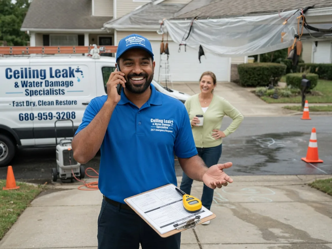 Ceiling Leak Cleanup Roebuck, SC FAQs